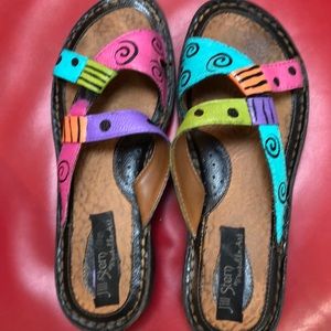 Wearable art sandals